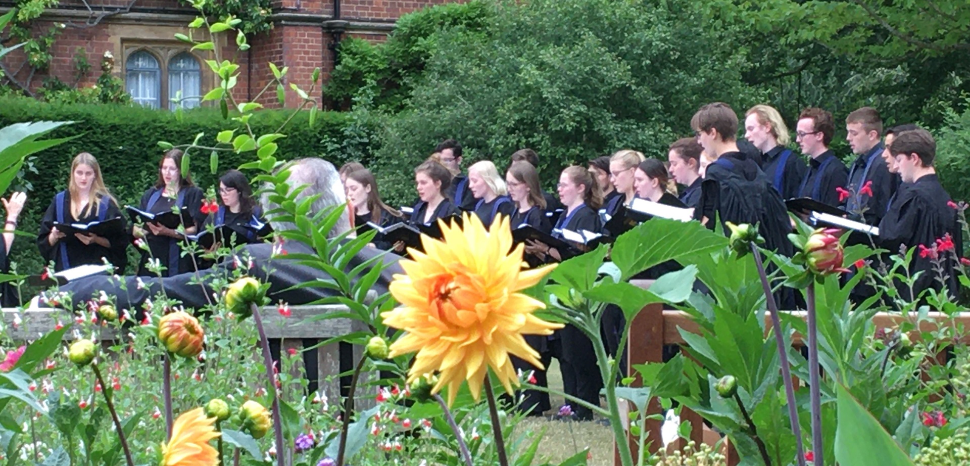 Singing in the garden