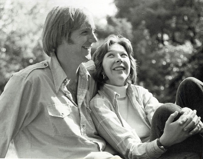 Jamie Netschert and his wife Donna in 1975