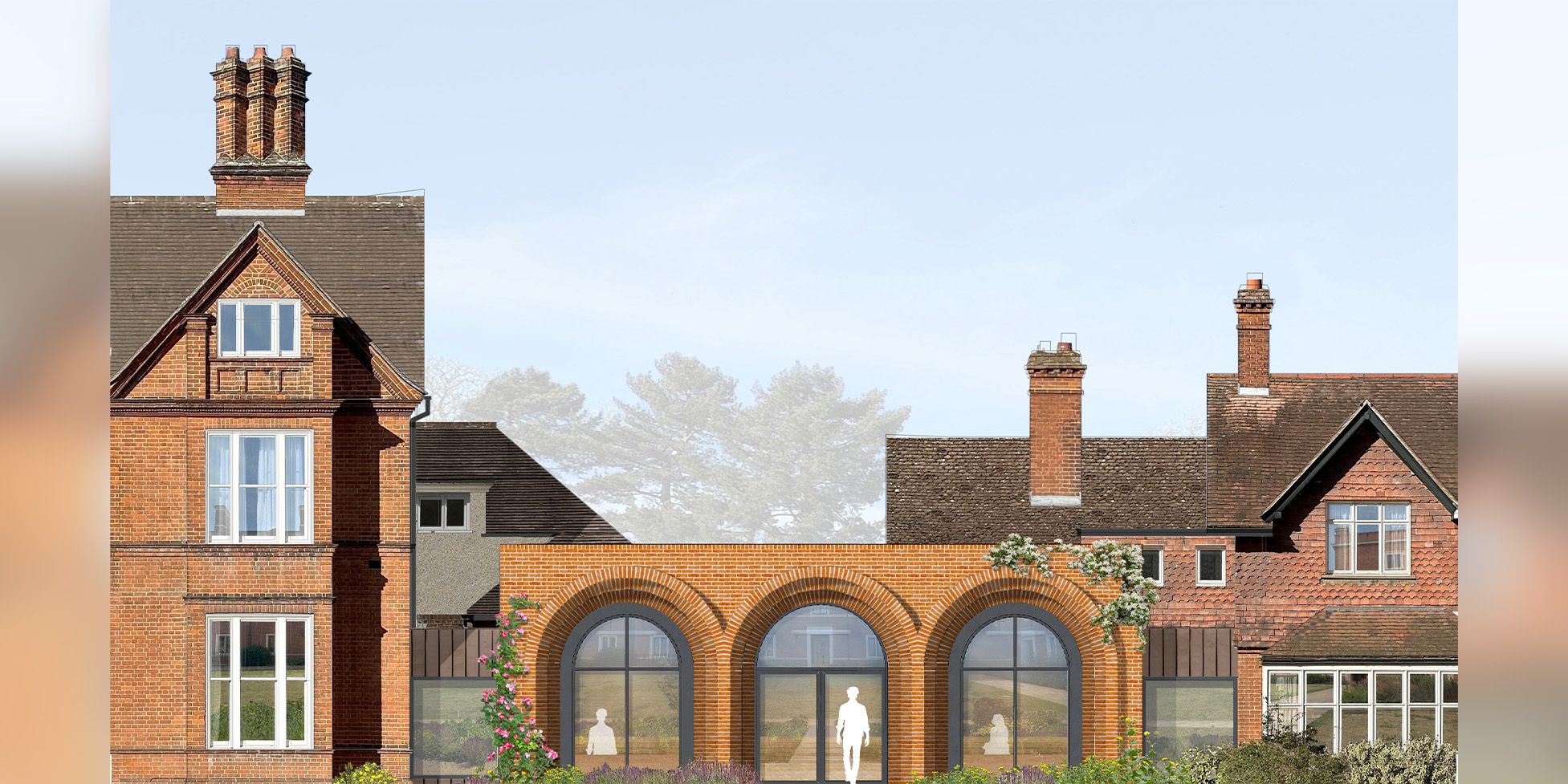 New entrance pavilion