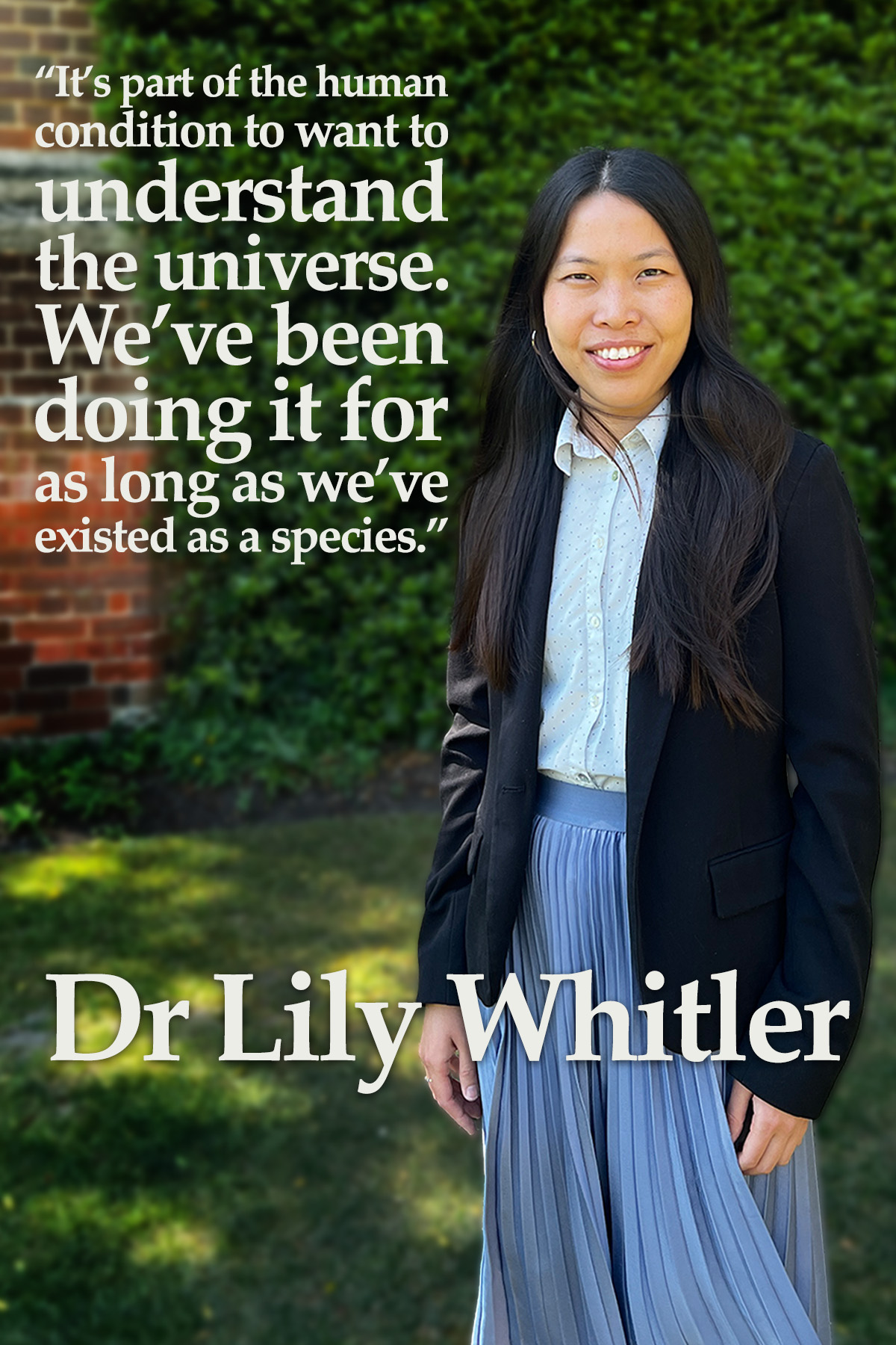 Dr Lily Whitler, Gavin Boyle Fellow in Exoplanetary Science