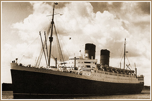 The legendary RMS Mauretania 2.