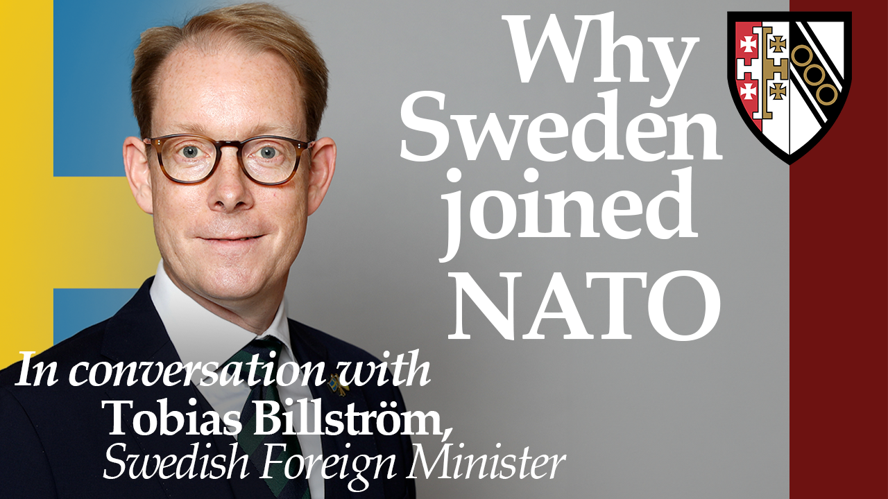 Why Sweden joined NATO, with the Swedish Minister for Foreign Affairs
