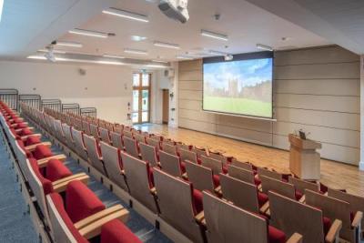 Quarry Whitehouse Auditorium tiered theatre style layout