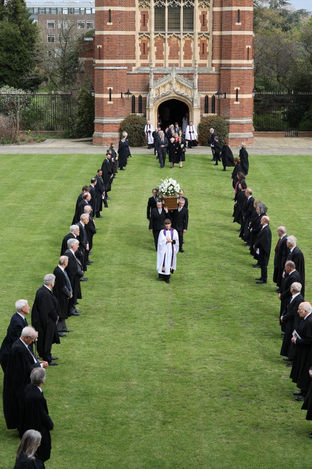 Funeral of Sir David Harrison