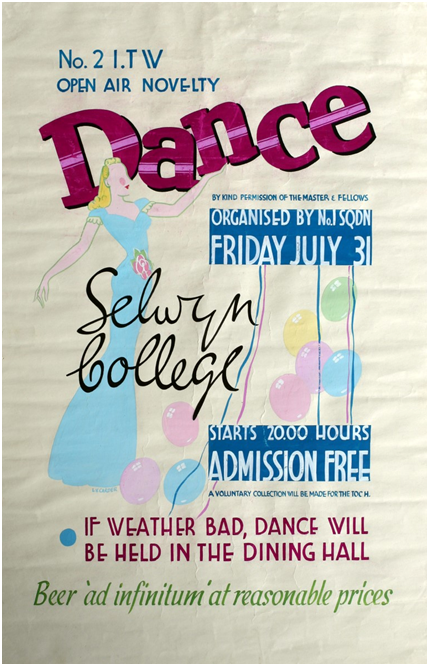 Poster from College dance 1942, image for June 2015