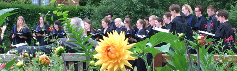 Singing in the garden