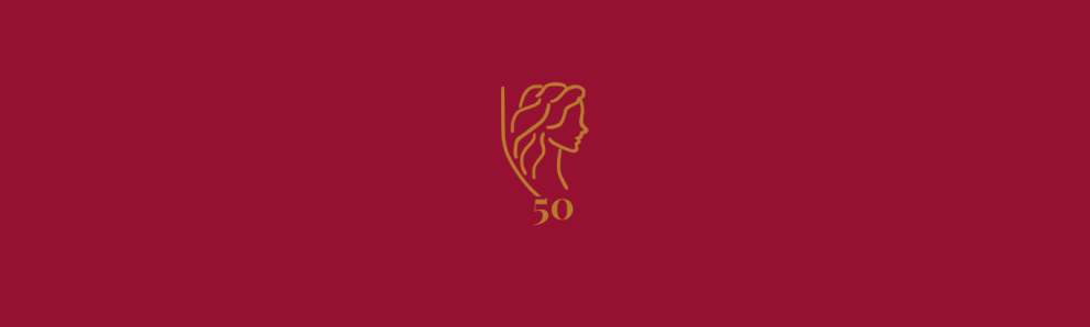 Celebrating 50 banner logo