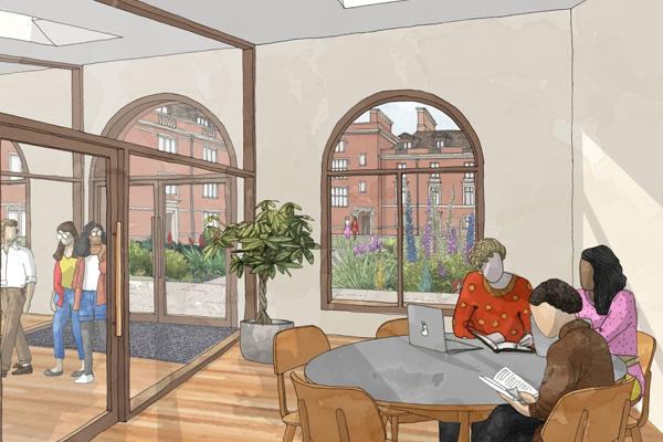 Inside the new Ann's Court Pavilion artwork