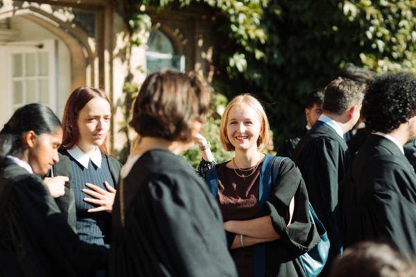 Students in gowns