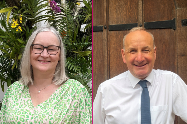 Professors Janet O'Sullivan and James Keeler